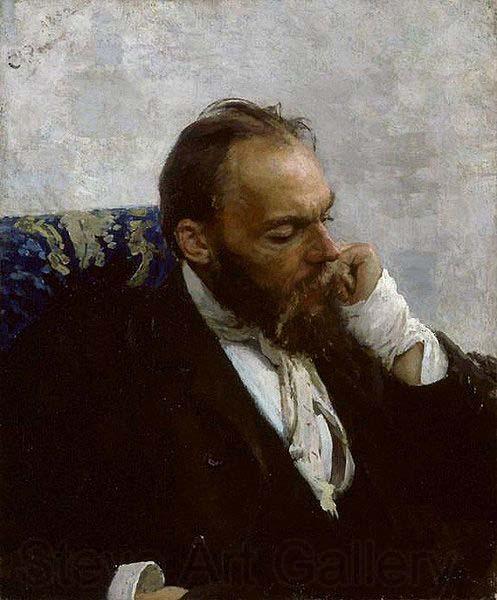 Ilya Repin Portrait of Professor Ivanov 1882